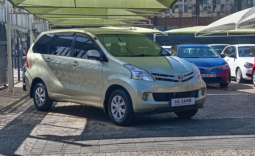 Toyota Avanza 1.5 SX