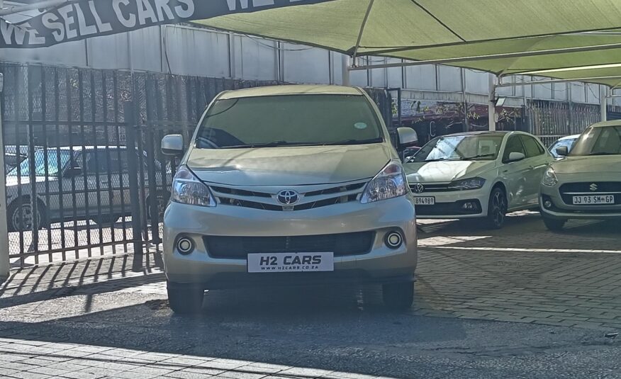 Toyota Avanza 1.5 SX