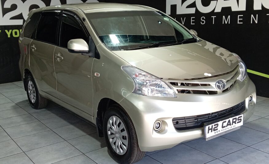 2015 Toyota Avanza 1.5 SX