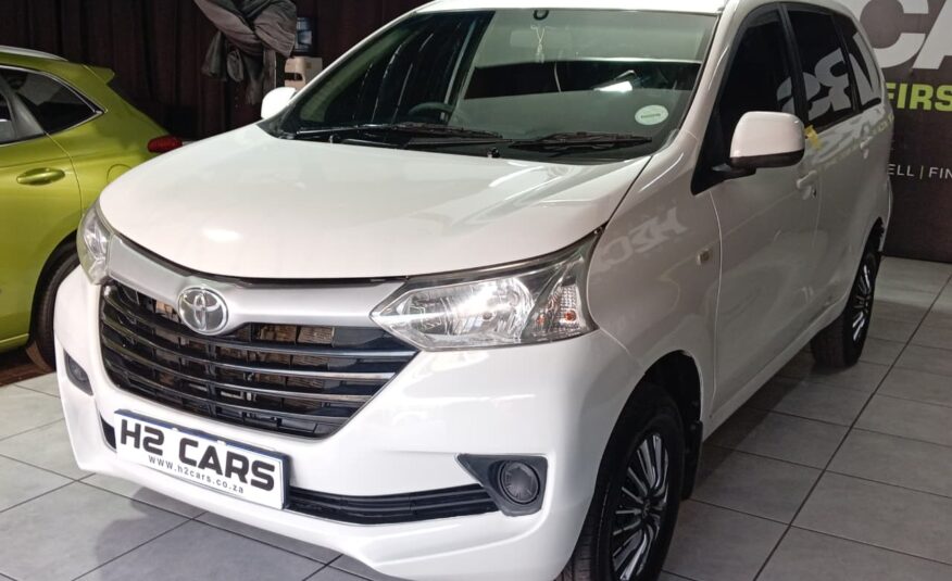2020 Toyota AVANZA 1.5SX