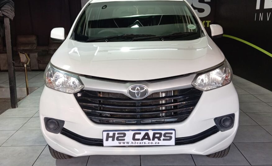 2020 Toyota AVANZA 1.5SX